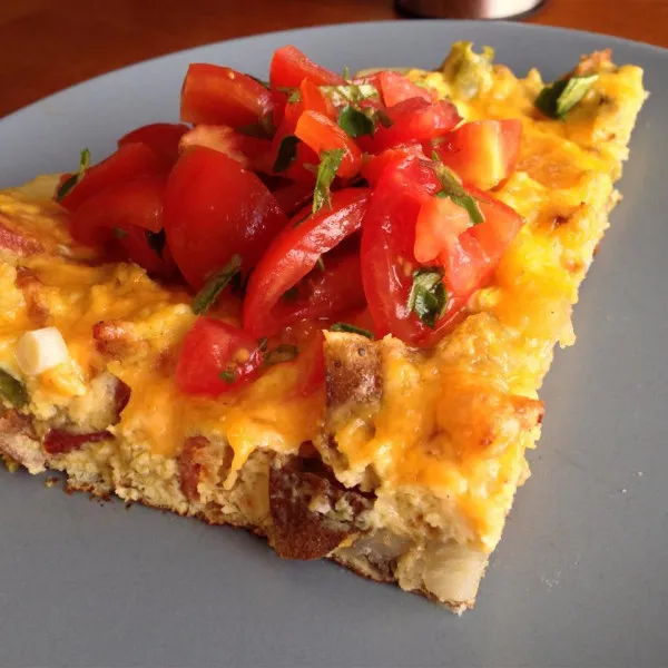 receta Frittata De Patatas Y Pimientos