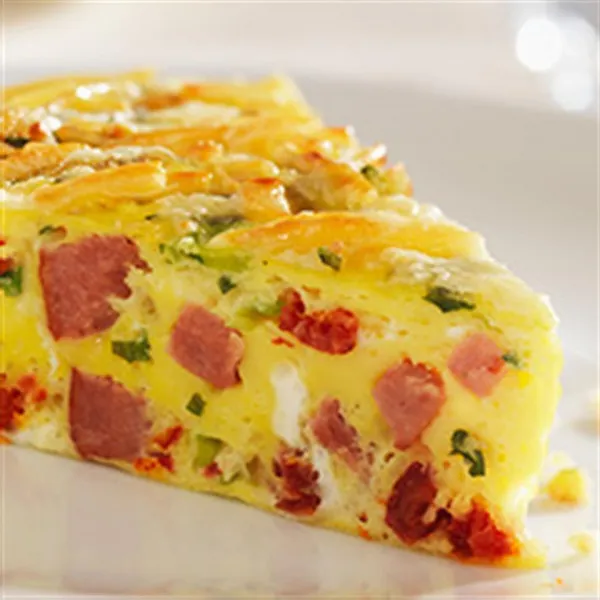 receta Frittata Ã  la saucisse fumÃ©e