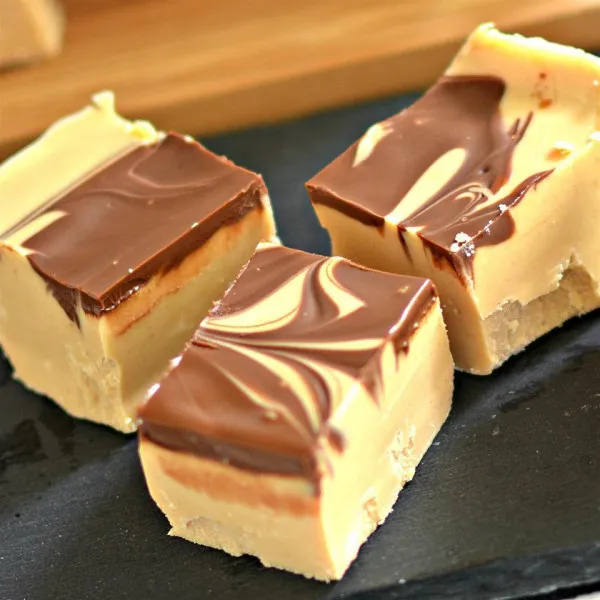 recetas Fudge De Chocolate Con Mantequilla De Maní Y Microondas