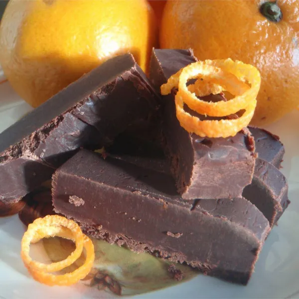 receta Fondant au chocolat et à l'orange