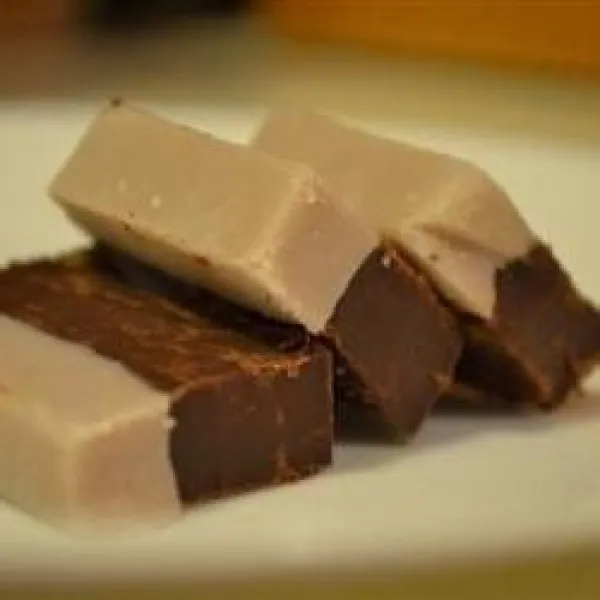 receta Fudge à la truffe et aux framboises