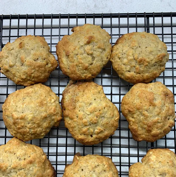 receta Biscuit à l'avoine et à la banane