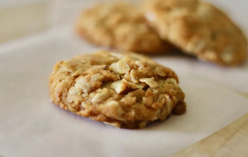 receta Galletas ANZAC Con Almendras