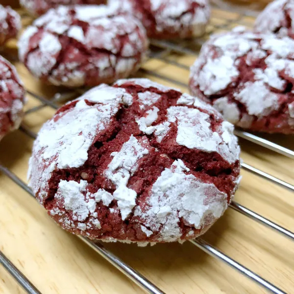 receta Rouge Biscuits froissés de velours