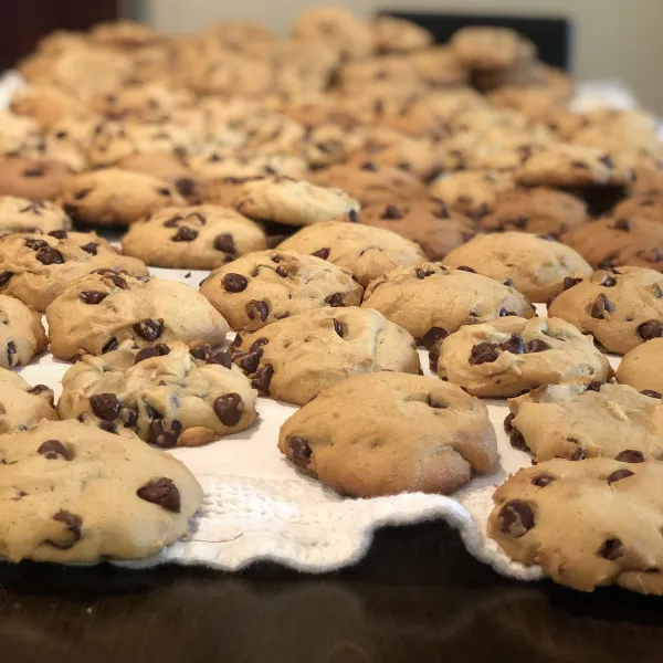 receta Biscuits aux pépites de chocolat d'Amy