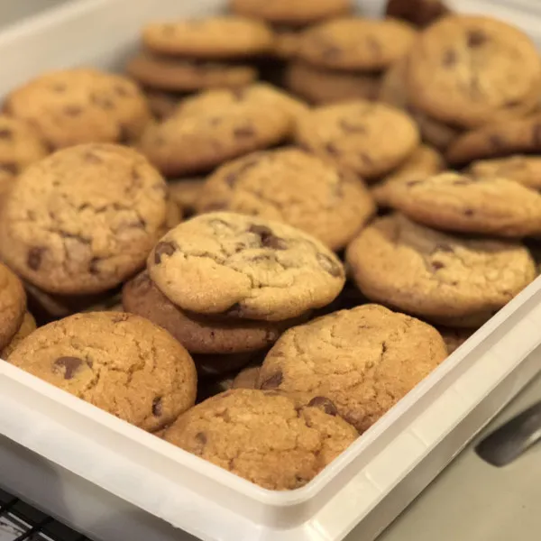 receta Biscuits aux pépites de chocolat d'Ashley