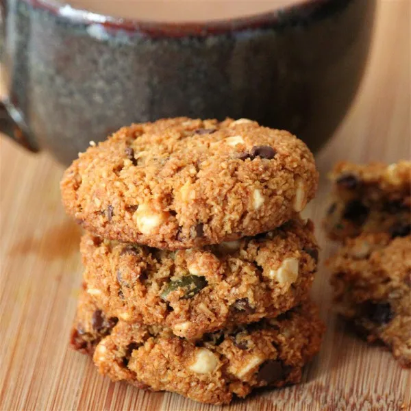 receta Biscuits aux pépites de chocolat sans gluten