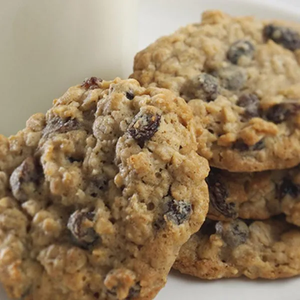 receta Galletas Crujientes De Avena Y Pasas Masticables