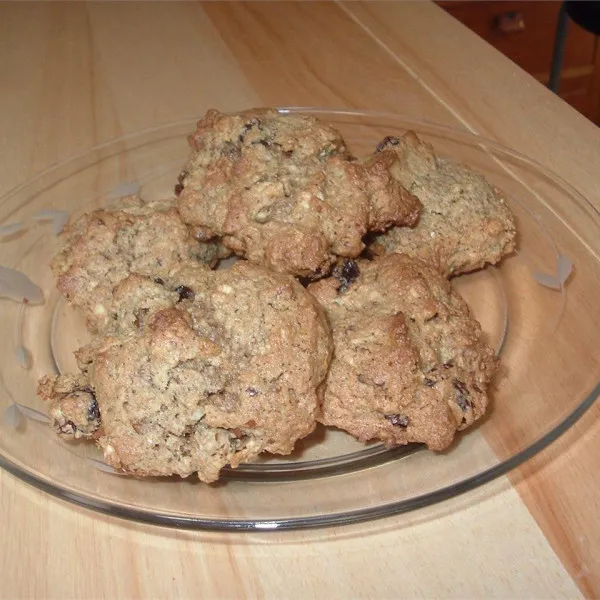 receta Biscuits sains à l'avoine et aux noix