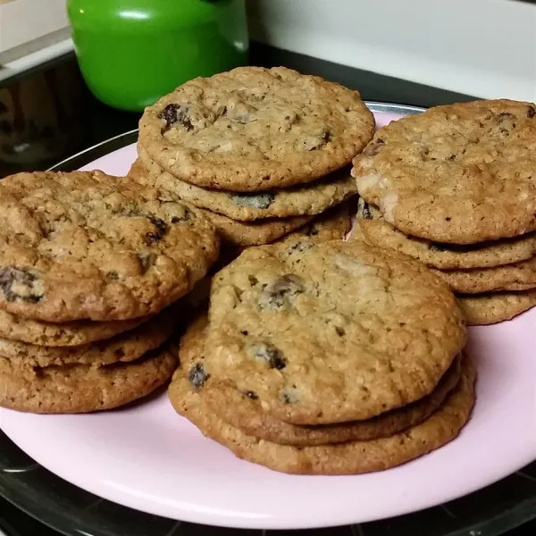 recettes Recettes de biscuits à l'avoine et aux raisins secs