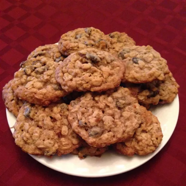recettes Recettes de biscuits à l'avoine et aux raisins secs