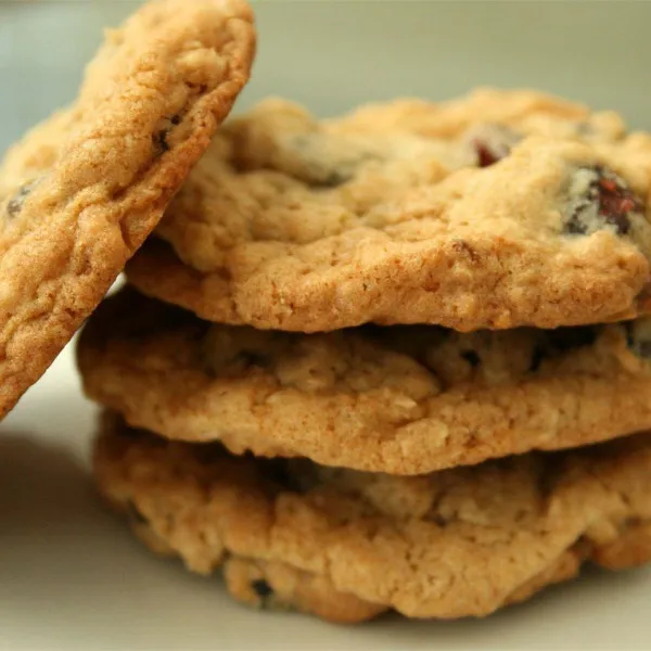 recettes Recettes de biscuits à l'avoine et aux raisins secs