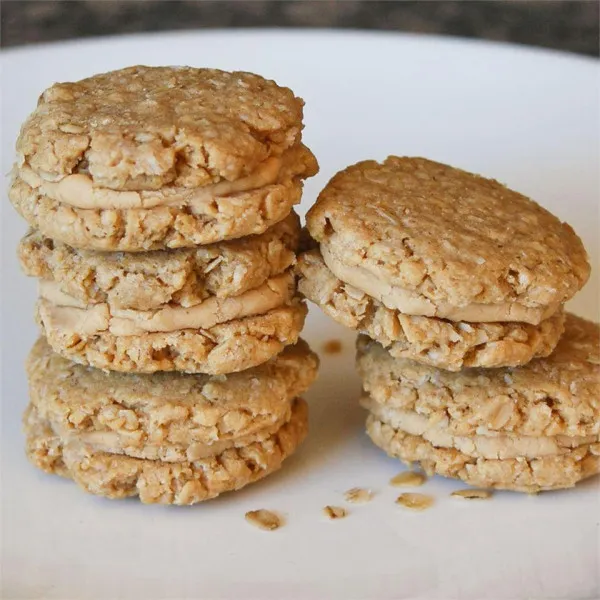 receta Biscuits à l'avoine et au beurre d'arachide III