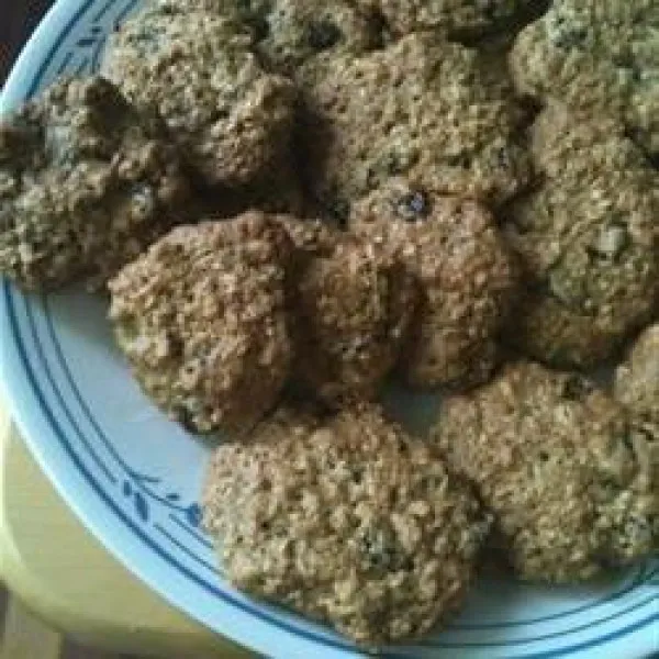 receta Biscuits À L'Avoine Et Raisins II