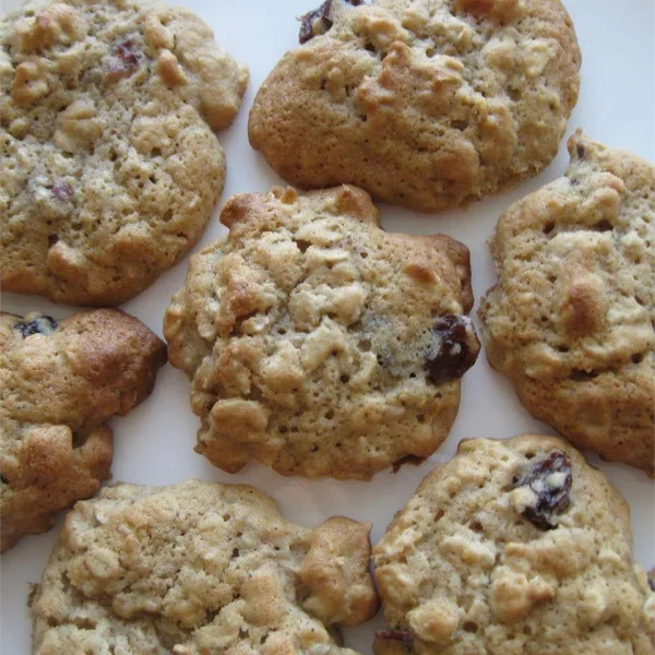 recette Biscuits à l'avoine et aux raisins secs V