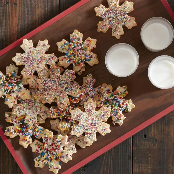 receta Galletas De Azúcar De Copo De Nieve