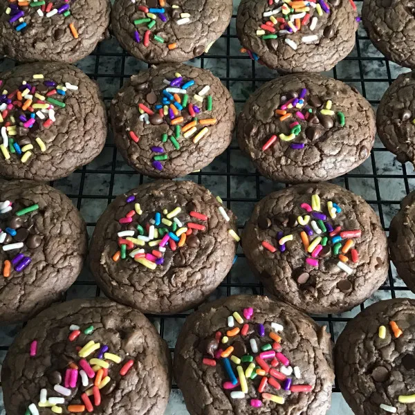 receta Galletas De Brownie Con Doble Fudge