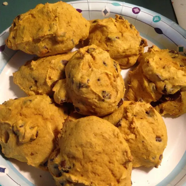 receta Biscuits à la citrouille et aux pépites de chocolat I