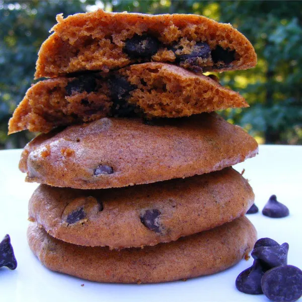 receta Biscuits Ã  la citrouille et aux pÃ©pites de chocolat III