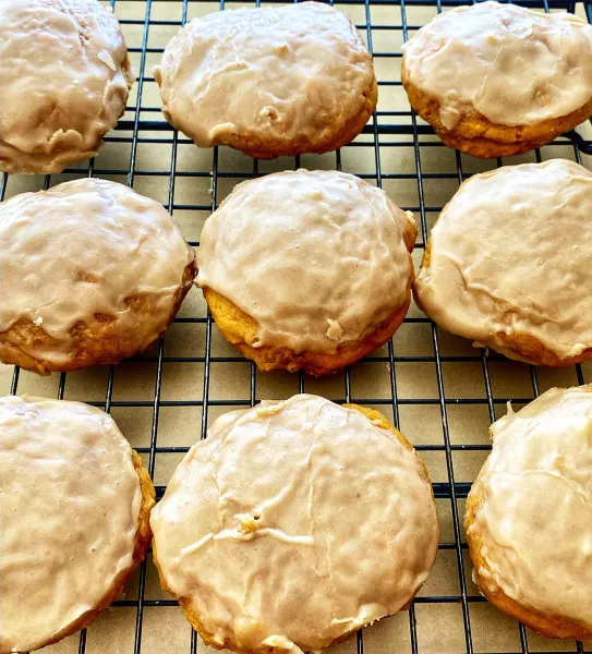 receta Galletas De Calabaza Con Glaseado De Caramelo