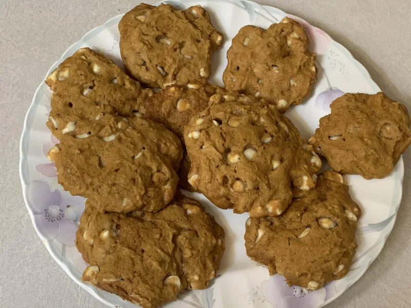 receta Galletas De Calabaza De Chocolate Blanco