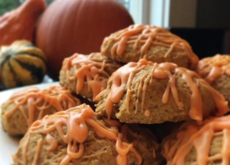 receta Biscuits à la citrouille glacés