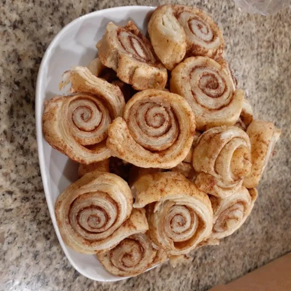 receta Biscuits feuilletés à la cannelle