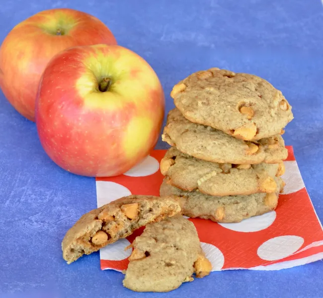 receta Biscuits aux pommes et au caramel