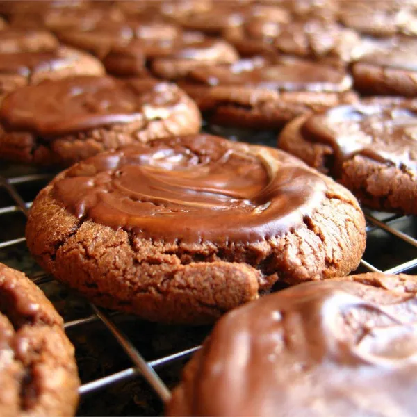 receta Biscuits chocolat-menthe-caramel