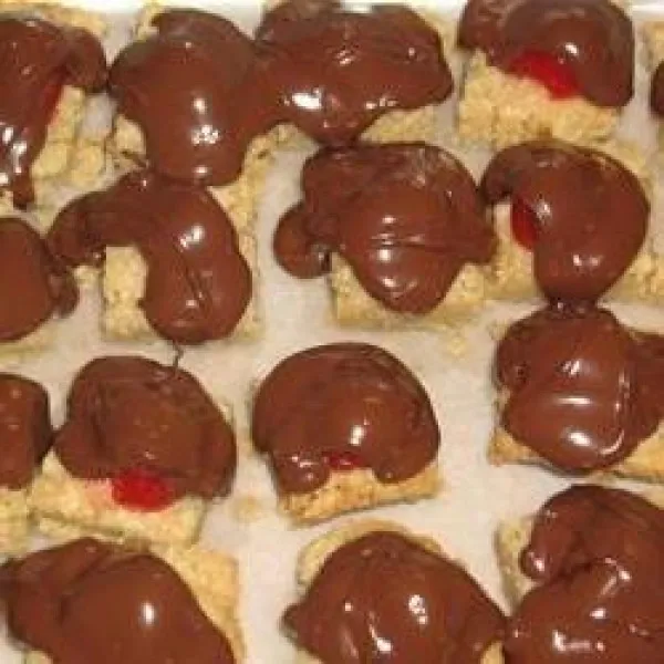 receta Galletas De Cereza Cubiertas De Chocolate I