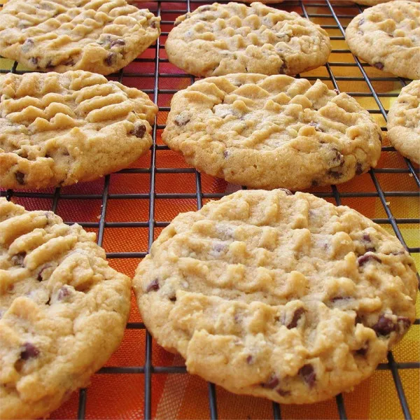 receta Biscuits aux pépites de chocolat et au beurre d'arachide II