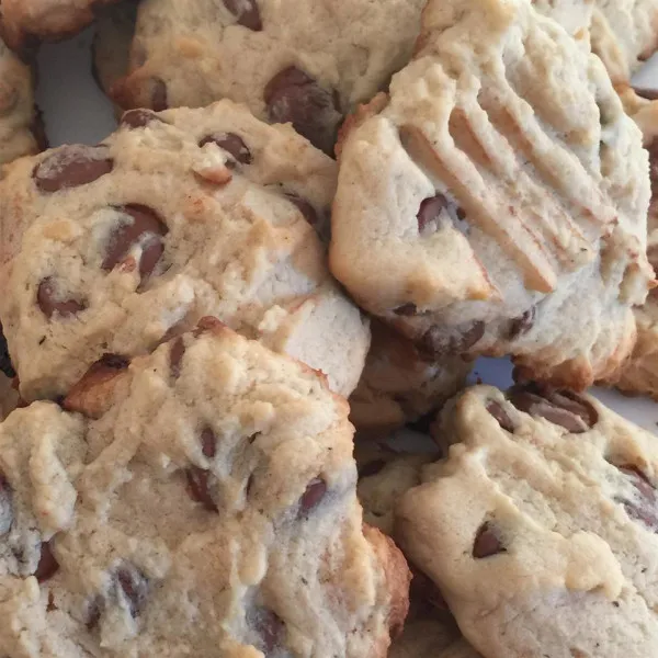 recetas Galletas De Chispas De Chocolate Con Queso Crema