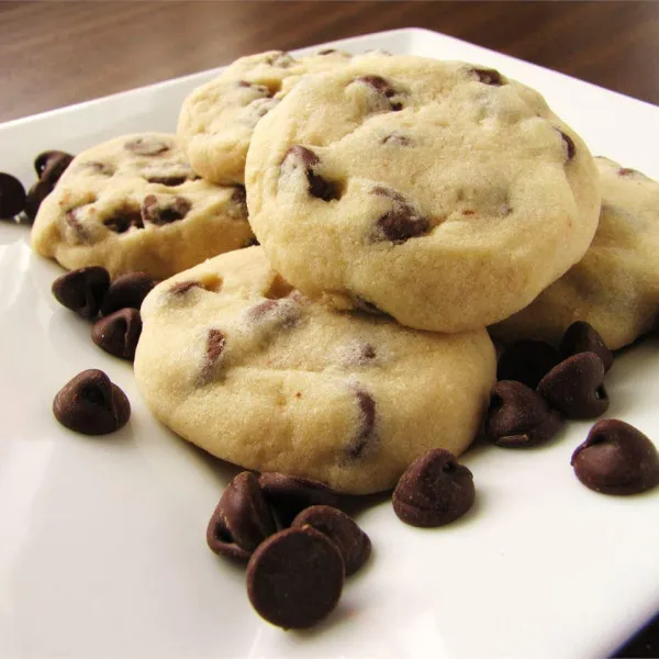 receta Biscuits au beurre et pépites de chocolat