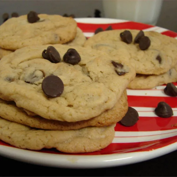receta Biscuits légers aux pépites de chocolat