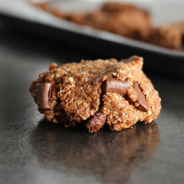 recetas Galletas De Chispas De Chocolate Y Mantequilla De Nueces (Sin Gluten)