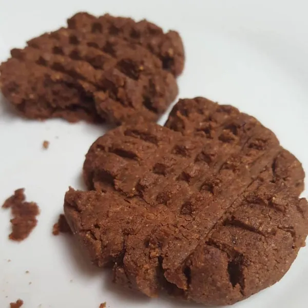 receta Biscuits Chocolat Beurre de cacahuète 5 Ingrédients