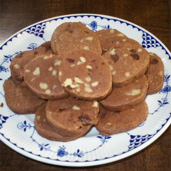 recettes Biscuits au chocolat pour réfrigérateur
