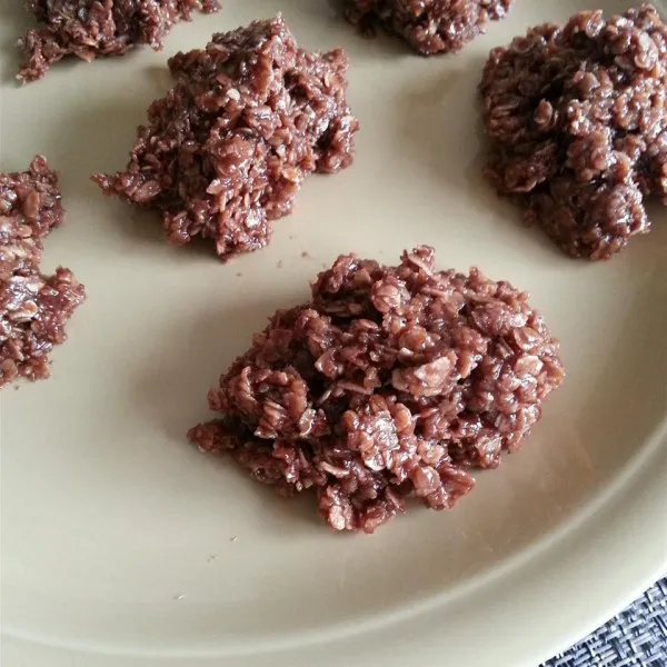 receta Biscuits au chocolat sans cuisson II