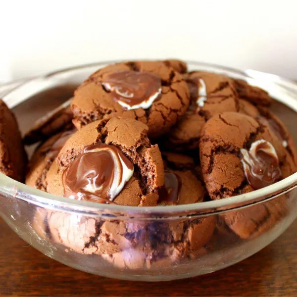 receta Biscuits au chocolat et à la menthe I