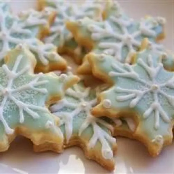 receta Biscuits flocon de neige