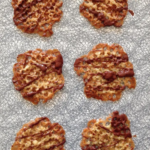 receta Galletas De Encaje De Avena