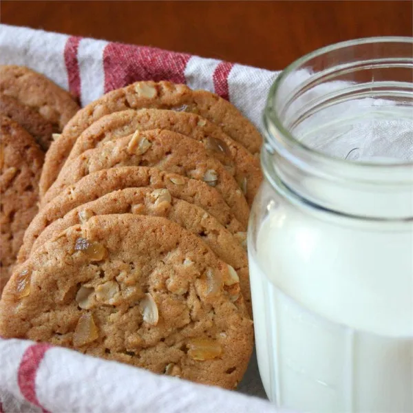 recetas Galletas De Mantequilla De Maní Con Avena Y Jengibre