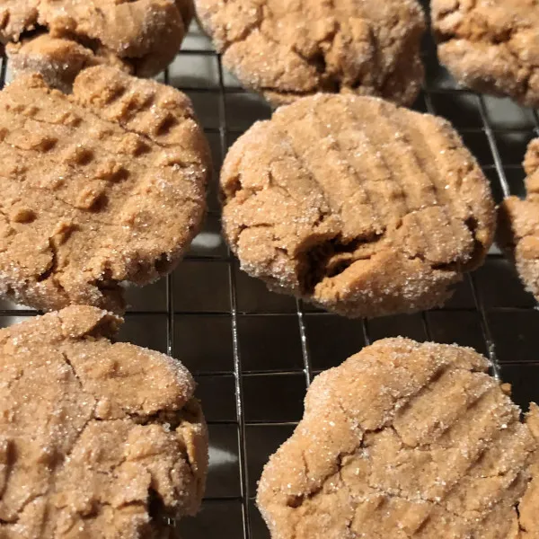 receta Biscuits au beurre d'arachide faciles