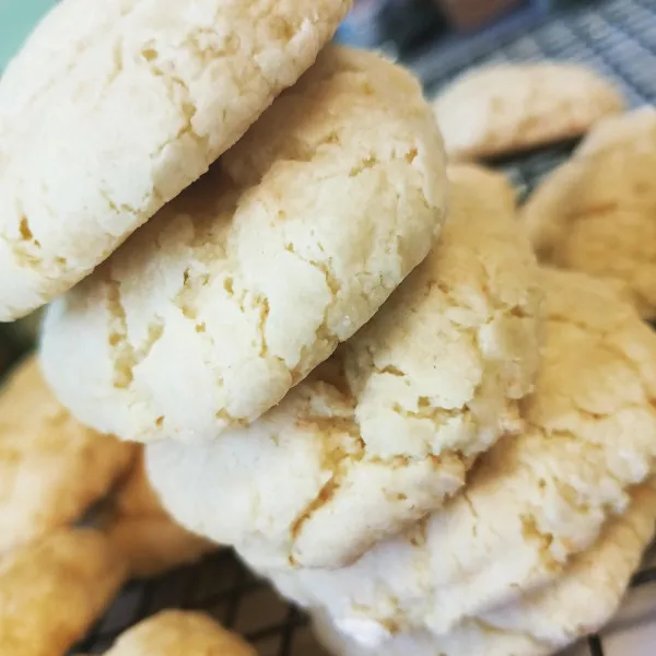 receta Biscuits au beurre collants