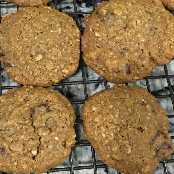 recette Biscuits à la mélasse avec éclats de caroube