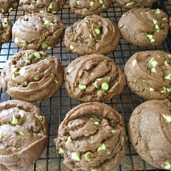 receta Cookies From Chocolate Chip Mint