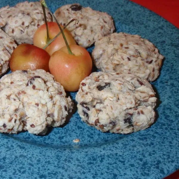 receta Galletas De Pasas De Sésamo