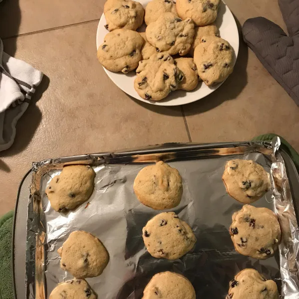 receta Helen's Raisin Cookies