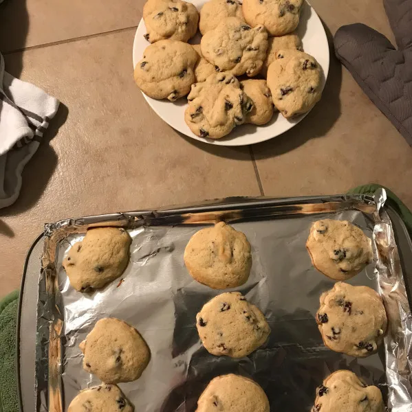 receta Galletas De Pasas De Uva De Helen