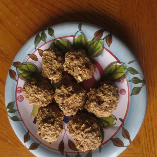 receta Biscuits au son d'avoine à la banane